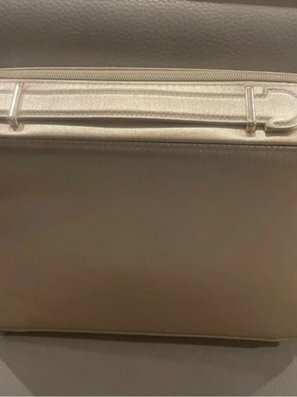 Lancôme Women's Rose-Embossed Bag in Champagne
